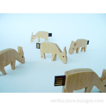 Sheep Shape Wood USB